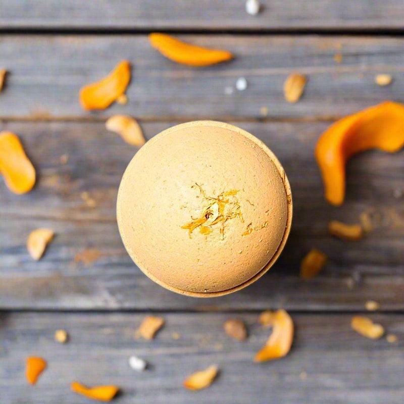P R I N C I P L E Orange Essential Oil Bath Bomb Bath Rosy Brown
