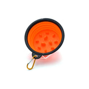 Stirling Soap Co Stirling Soap Co. Collapsible Silicone Shaving Bowl Collection Shaving Bowl Dark Slate Gray Orange