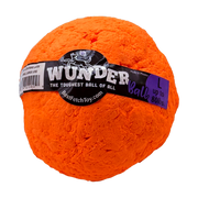 WACKYstore WUNDERball - Best Fetch Toy Black (LARGE) up to 80 lbs. / Orange