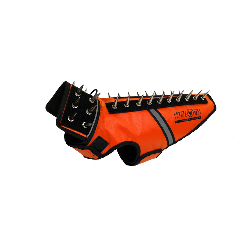 CoyoteVest SpikeVest Vest White Smoke Small / Fluorescent Orange