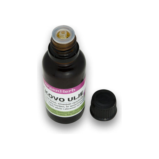 OrganHerb OrganHerb Organic Burdock Root Infused Oil (Čičkovo Ulje) 1 oz – Nourishing Care for Hair and Skin Organic Infused Oils Black