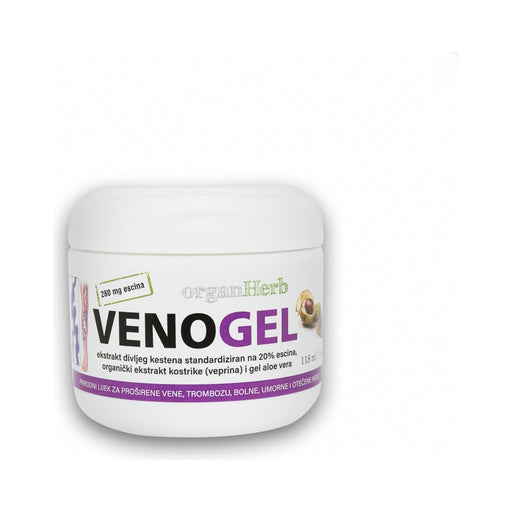 OrganHerb OrganHerb VenoGel 4 oz - Horse Chestnut Gel for Vein Health and Circulation Support Lotions Lavender