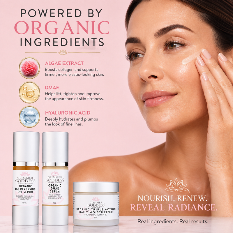 Organic Anti-Wrinkle Trio – 3-Step Collagen Boosting System