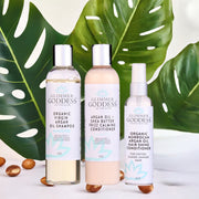 Glimmer Goddess® Organic Skin Care Organic Argan Oil Hair Treatment Trio – Hydrating 3-Step System Hair Care Lavender