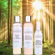 Glimmer Goddess® Organic Skin Care Organic Argan Oil Hair Treatment Trio – Hydrating 3-Step System Hair Care Lavender