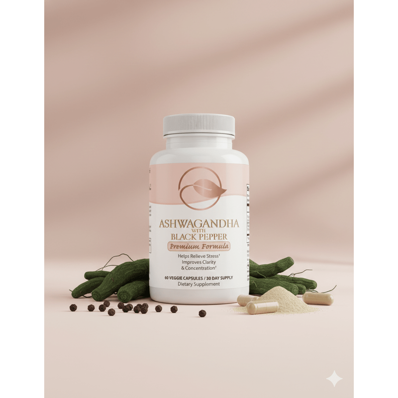 Bellawell Health Organic Ashwagandha - An Ancient Treasure by Bellawell Capsules Tan