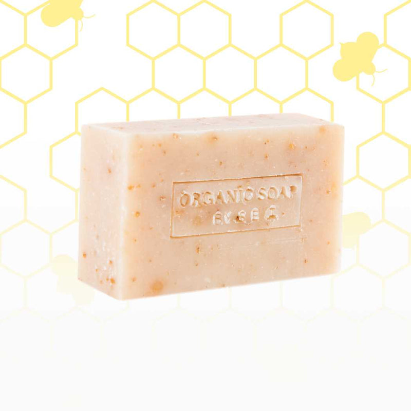 Shave Essentials Organic Bar Soap Bar Soap White Smoke SHEA HONEY OATMEAL
