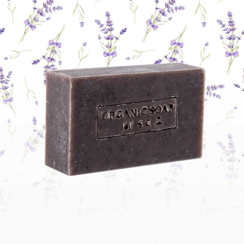 Shave Essentials Organic Bar Soap Bar Soap White Smoke LAVENDER