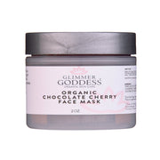 Glimmer Goddess® Organic Skin Care Organic Chocolate Cherry Face Mask – Antioxidant Anti-Aging Treatment Skin Care Masks & Peels Lavender 2 oz.