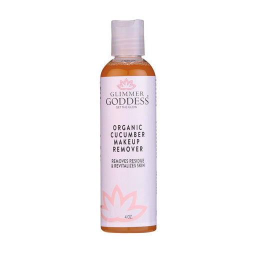 Glimmer Goddess® Organic Skin Care Organic Cucumber Makeup Remover – No Oily Residue Cleansers & Scrubs Light Gray
