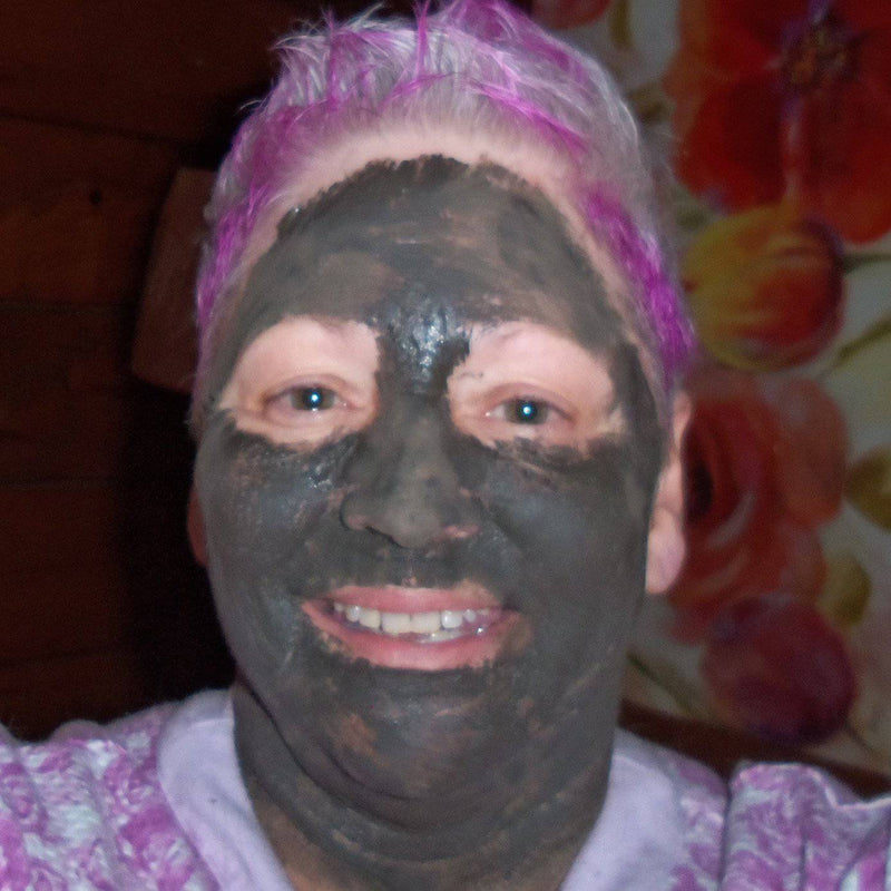 Glimmer Goddess® Organic Skin Care Organic Dead Sea Mud Mask – Exfoliate & Rejuvenate Masks & Peels Black 2 oz,4 oz
