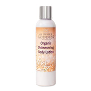 Glimmer Goddess® Organic Skin Care Organic Diamond Shimmer Body Lotion – Buildable Luminous Glow Shimmer Light Gray 8 oz. / Sexy Level 2,8 oz. / Super Level 3