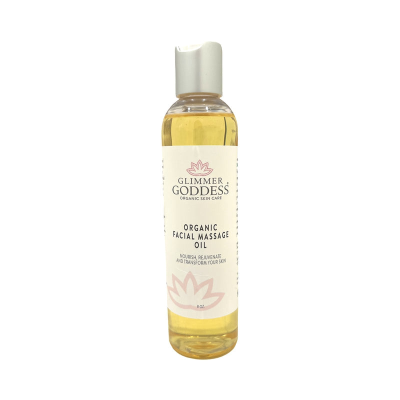 Glimmer Goddess® Organic Skin Care Organic Facial Massage Oil – Anti-Aging Treatment Moisturizers Dark Khaki