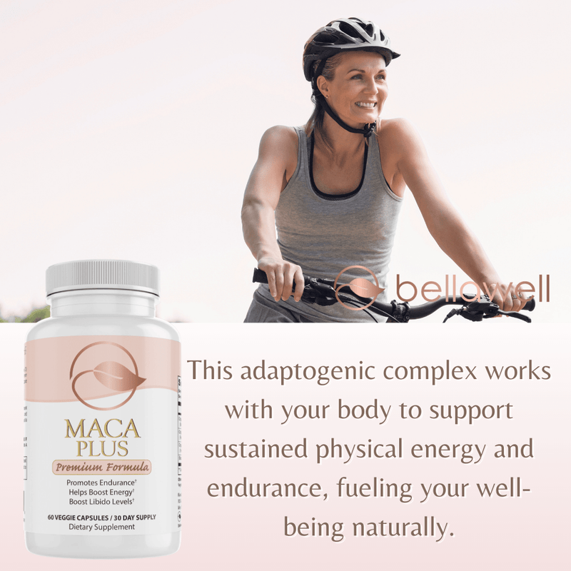 Bellawell Health Organic Maca Root Complex by Bellawell Capsules White Smoke