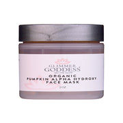 Glimmer Goddess® Organic Skin Care Organic Pumpkin AHA Face Mask – Exfoliating Treatment for Wrinkles & Glow Masks & Peels Lavender 2 oz.