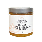 Glimmer Goddess® Organic Skin Care Organic Pumpkin Shea Sugar Body Scrub – Fall Scented Exfoliator Cleansers & Scrubs White Smoke Spiced Pumpkin Pie,Cinnamon Apple Cider