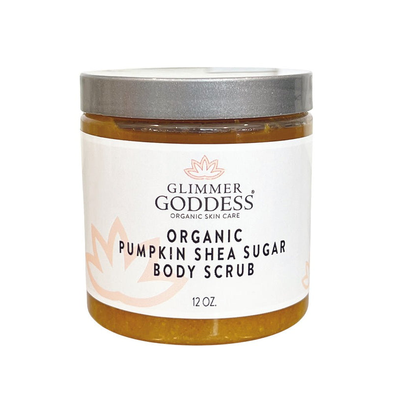 Glimmer Goddess® Organic Skin Care Organic Pumpkin Shea Sugar Body Scrub – Fall Scented Exfoliator Cleansers & Scrubs White Smoke Spiced Pumpkin Pie,Cinnamon Apple Cider