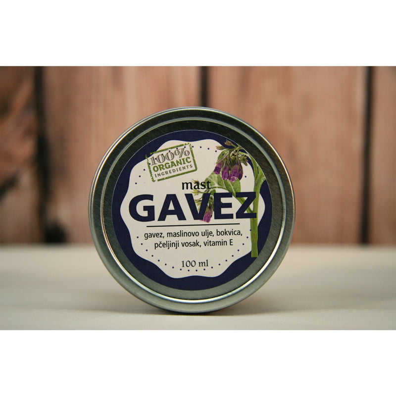 OrganHerb OrganHerb Organic Comfrey Salve (Gavez) 4 oz - A Natural, Unscented Balm for Muscles, Joints, and Skin Support Organic Salves Rosy Brown