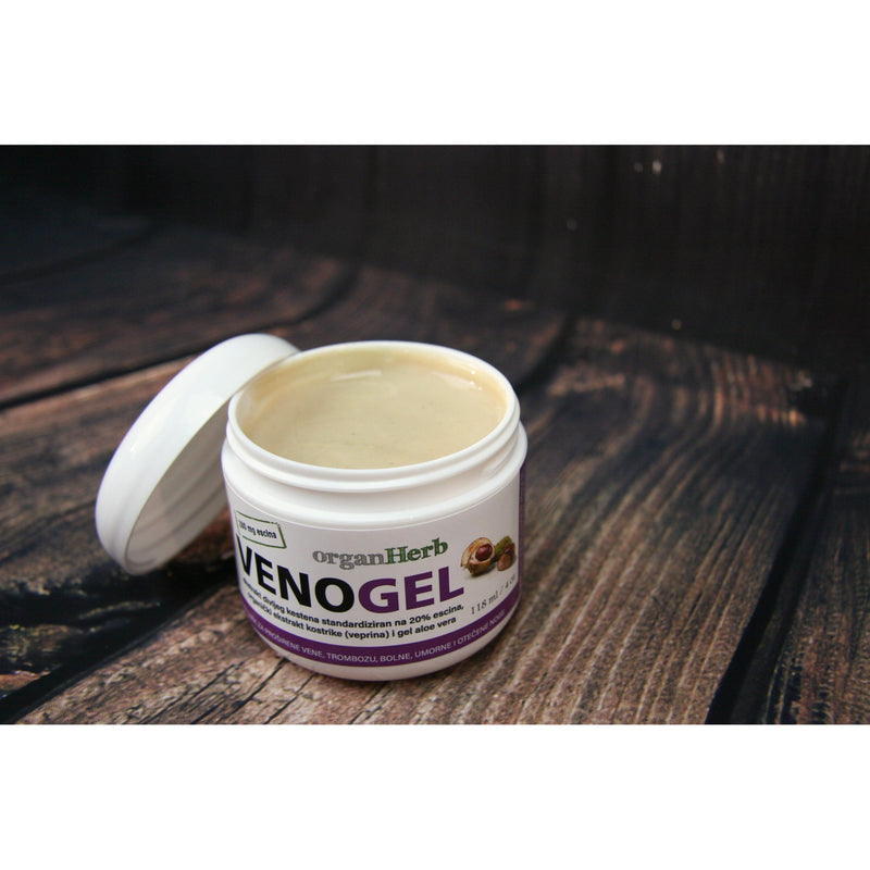 OrganHerb OrganHerb VenoGel 4 oz - Horse Chestnut Gel for Vein Health and Circulation Support Lotions Dark Slate Gray