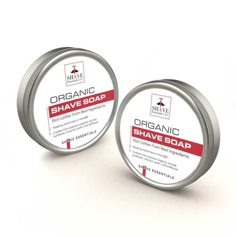 Shave Essentials Organic Shave Soap Shave Creams & Soaps White Smoke Unscented / Sensitive