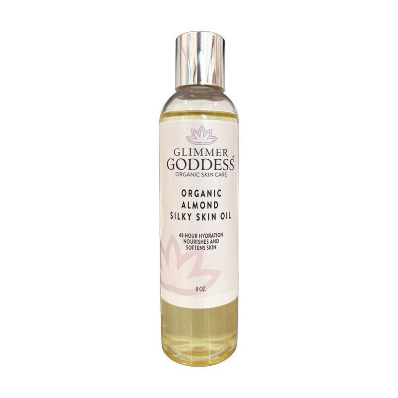 Organic Sweet Almond Silky Skin Oil – 48 Hour Hydration