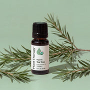 Plant Therapy Organic Tea Tree Essential Oil Essential Oil Dark Gray 10 mL,30 mL,100 mL