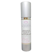 Glimmer Goddess® Organic Skin Care Organic Vitamin C Daily Moisturizer SPF 30 – Brightening Formula Moisturizers Light Gray 2 oz. Airless Bottle - SUMMER VERSION