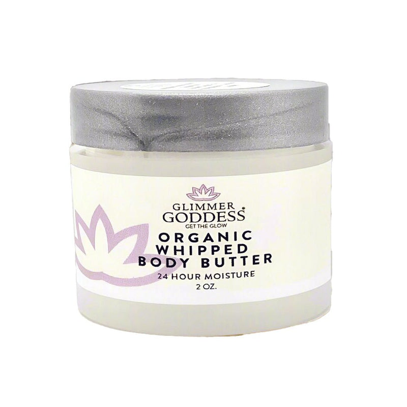 Glimmer Goddess® Organic Skin Care Organic Whipped Body Butter 2 oz – Mini Travel Size for Dry Skin & Eczema Lotions & Creams Light Gray Candy Cane,Christmas Cookie,Citrus Crush,Coastal Reverie,Evening Snow,Love Potion No. 9,Mango Vanilla,Midnight Romance,Sweetheart Serenade
