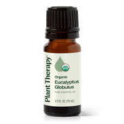 Plant Therapy Organic Eucalyptus Globulus Essential Oil Essential Oil White Smoke 10 mL