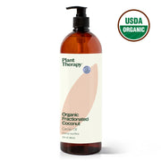 Plant Therapy Organic Fractionated Coconut Carrier Oil Body Care Dark Slate Gray 32 oz