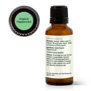 Plant Therapy Organic Peppermint Essential Oil Essential Oil White Smoke 10 mL,30 mL,100 mL