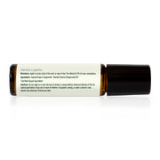 Plant Therapy Organic Peppermint Essential Oil Pre-Diluted Roll-On Essential Oil Black 10 mL