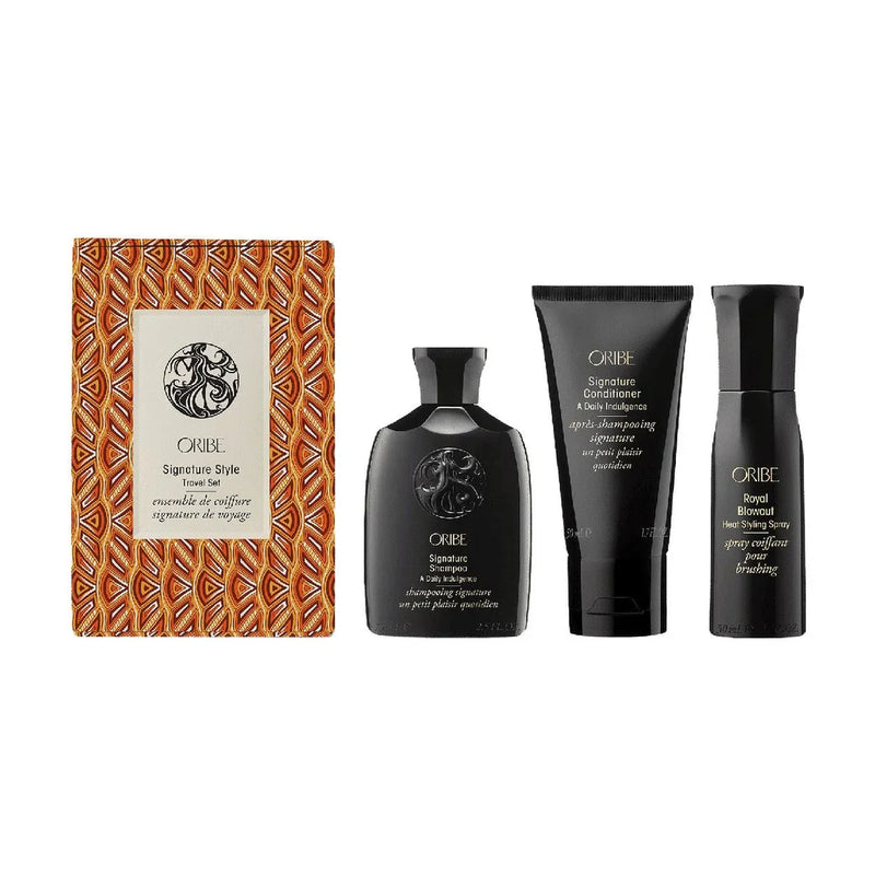Nava Beauty Oribe Signature Style Travel Set (Limited Edition, $67 value) White Smoke