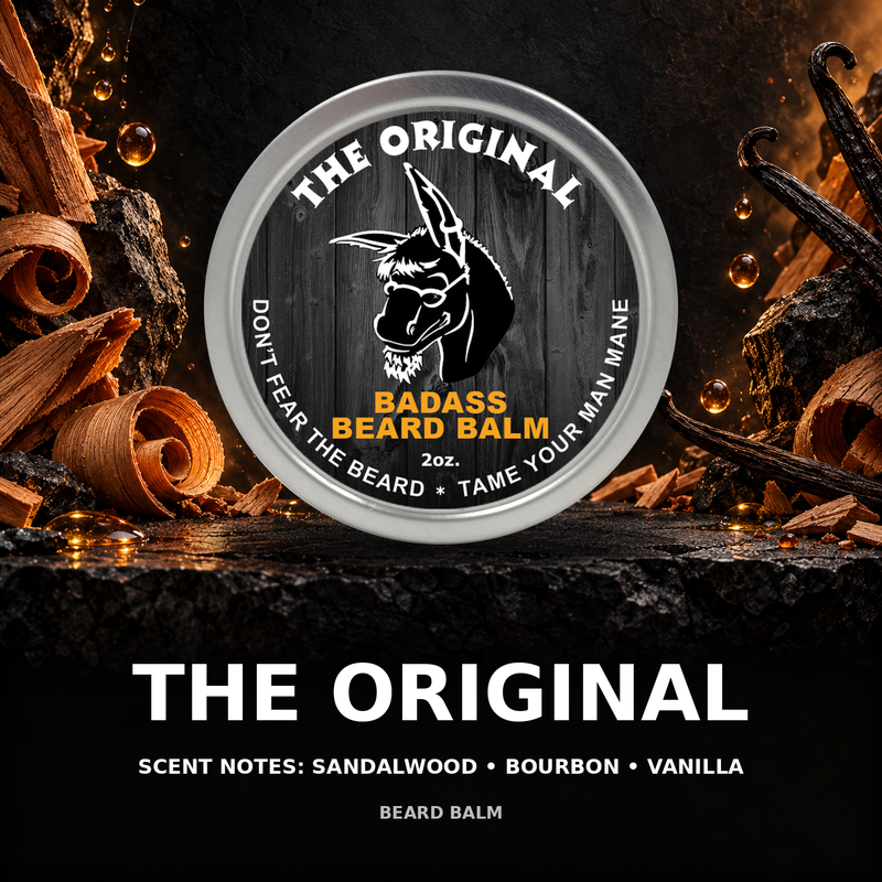 Badass Beard Care The Original Beard Balm BALM Black