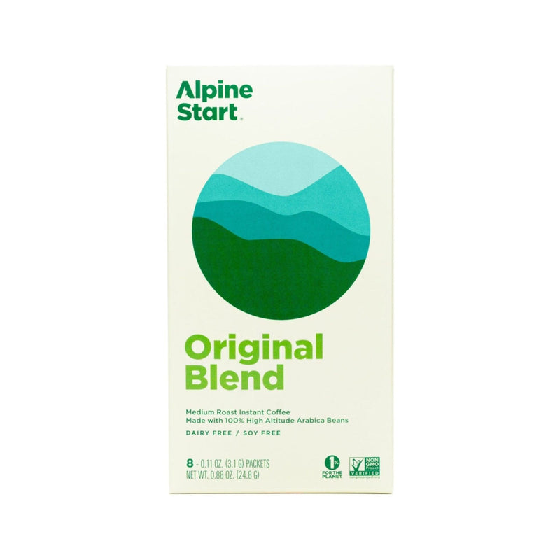 Alpine Start Original Blend Medium Roast Instant Coffee Instant Coffee Sea Green