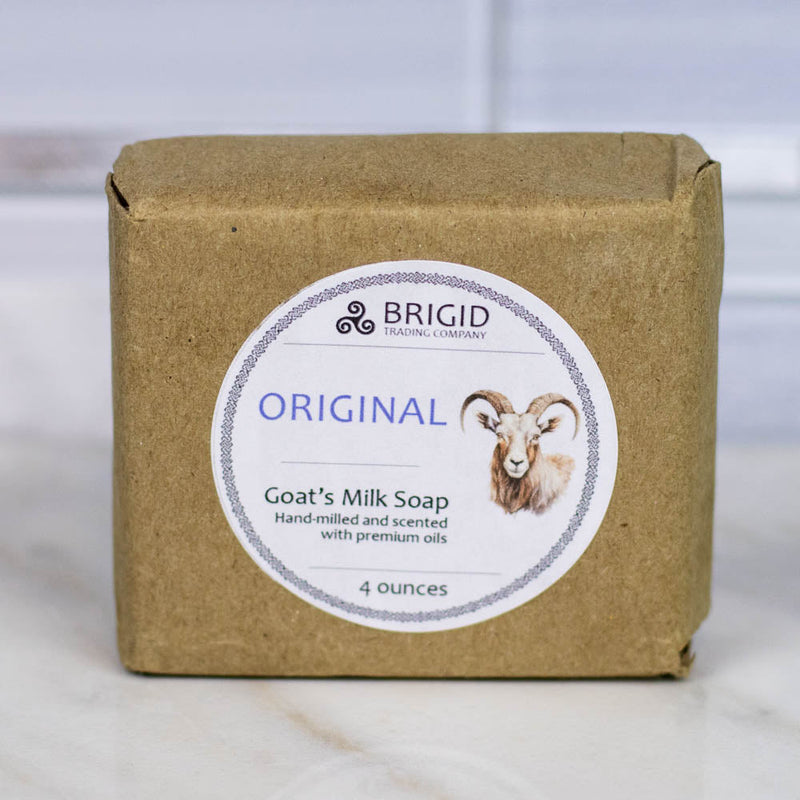 Brigid Trading Company Natural Goat Milk Soap Natural Soap Gray Original (Goat Milk),Original (Shea Butter - Vegan)