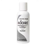VIP Extensions Adore Semi-Permanent Hair Color, 4 fl oz Semi-Permanent Hair Color White Smoke 155 Titanium
