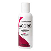 VIP Extensions Adore Semi-Permanent Hair Color, 4 fl oz Semi-Permanent Hair Color White Smoke 142 Pink Blush