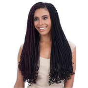 VIP Extensions FreeTress Equal Cuban Twist Braid, Double Strand 24" Braiding Hair White Smoke 1,1B,2,27,30,4