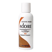 VIP Extensions Adore Semi-Permanent Hair Color, 4 fl oz Semi-Permanent Hair Color White Smoke 196 SKY BLUE,197 PERIWRINKLE,198 POWDER BLUE,199 LUXE BLUE,10 CRYSTAL CLEAR,30 Ginger,38 Sunrise Orange,39 Orange Blaze,46 Spice Amber,48 Honey Brown,52 French Cognac,56 Cajun Spice,58 Cinnamon,60 Truly Red,68 Crimson,69 Wild Cherry,70 Rafing Red,71 Inten