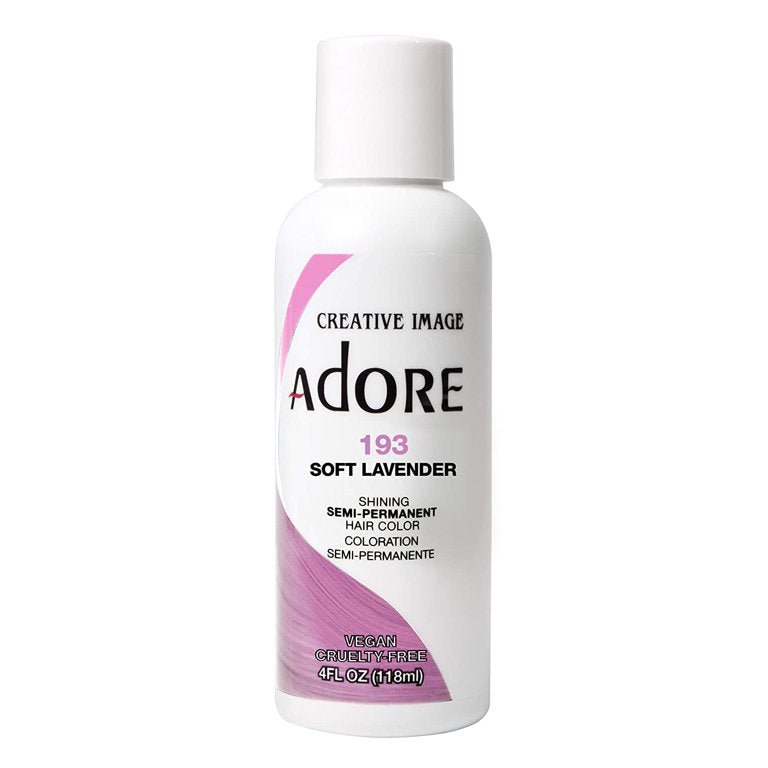 VIP Extensions Adore Semi-Permanent Hair Color, 4 fl oz Semi-Permanent Hair Color White Smoke 196 SKY BLUE,197 PERIWRINKLE,198 POWDER BLUE,199 LUXE BLUE,10 CRYSTAL CLEAR,30 Ginger,38 Sunrise Orange,39 Orange Blaze,46 Spice Amber,48 Honey Brown,52 French Cognac,56 Cajun Spice,58 Cinnamon,60 Truly Red,68 Crimson,69 Wild Cherry,70 Rafing Red,71 Inten