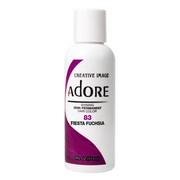 VIP Extensions Adore Semi-Permanent Hair Color, 4 fl oz Semi-Permanent Hair Color White Smoke 83 Fiesta Fuchsia