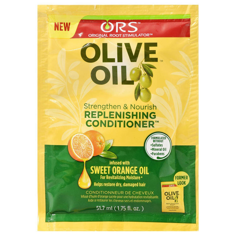VIP Extensions ORS Olive Oil Replenishing Conditioner, 1.75 oz Conditioner Light Goldenrod