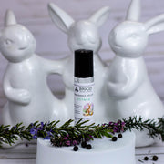 Brigid Trading Company Ostara Fragrance Roller - Heather, Rosemary, and Black Pepper perfume Dark Gray