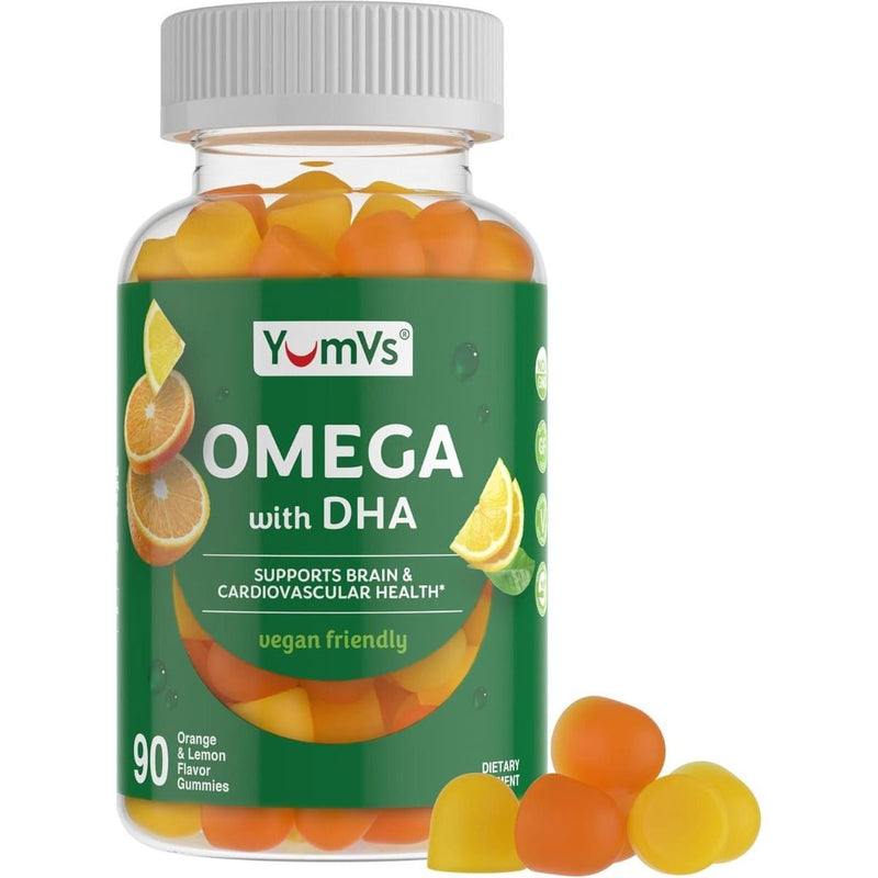 YumVs Yum-vs omega with dha cw 90 gmm Vitamins & Supplements White Smoke