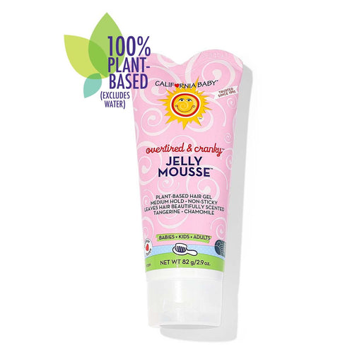 California Baby Overtired & Cranky™ Jelly Mousse Hair Gel Hair Gel & Detangler White Smoke 2.9oz/82g