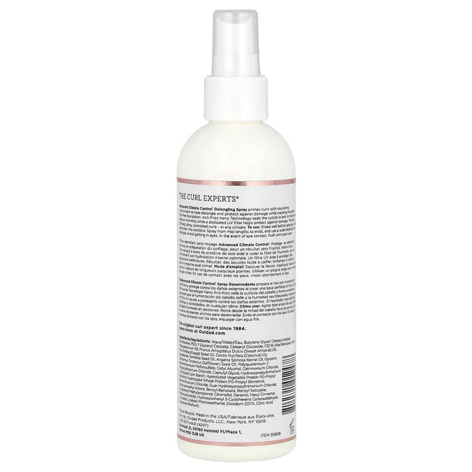 VIP Extensions Ouidad Advanced Climate Control Detangling Spray, 8.5 fl oz (250 ml) Leave-In Conditioner White Smoke