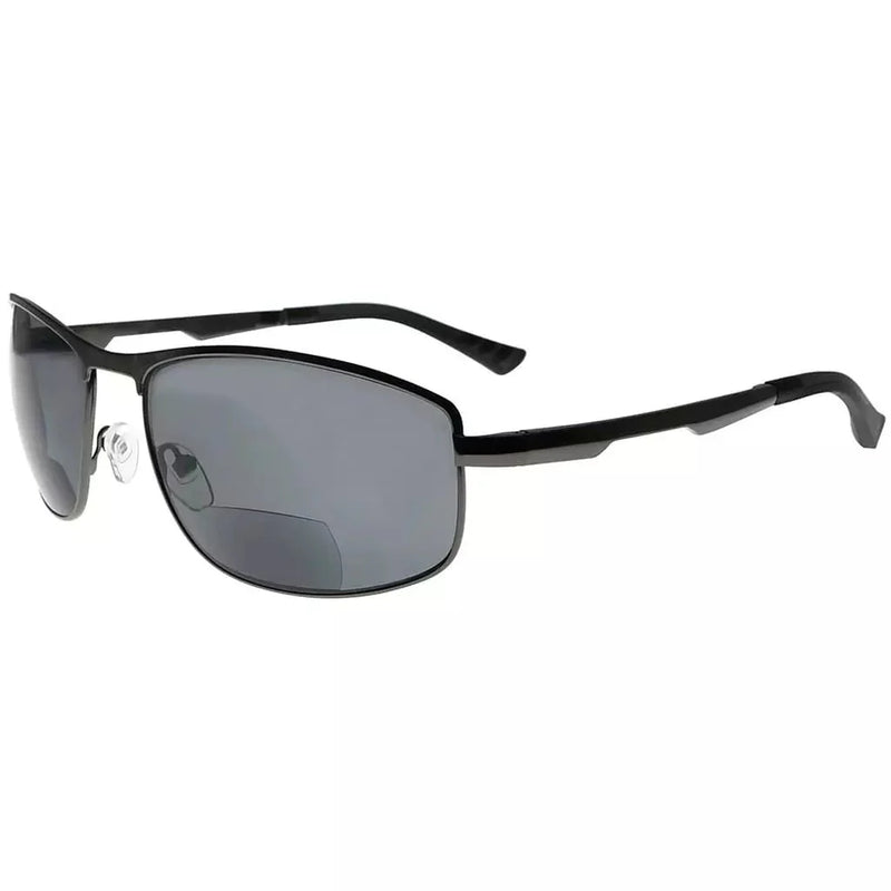 eyekeeper.com Outdoor Fashion Bifocal Reading Sunglasses SG801 Sunglasses White Smoke Gunmetal / +1.00,Gunmetal / +1.25,Gunmetal / +1.50,Gunmetal / +1.75,Gunmetal / +2.00,Gunmetal / +2.25,Gunmetal / +2.50,Gunmetal / +3.00,Gunmetal / +3.50