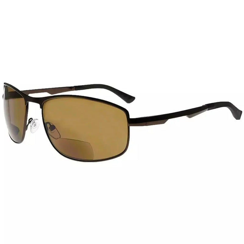 eyekeeper.com Outdoor Fashion Bifocal Reading Sunglasses SG801 Sunglasses White Smoke Brown / +1.00,Brown / +1.25,Brown / +1.50,Brown / +1.75,Brown / +2.00,Brown / +2.50,Brown / +3.00,Brown / +3.50
