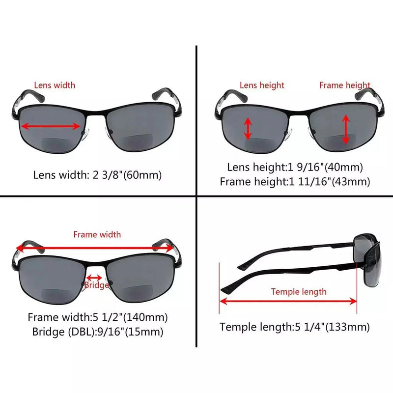 eyekeeper.com Outdoor Fashion Bifocal Reading Sunglasses SG801 Sunglasses White Smoke Black / +1.00,Black / +1.25,Black / +1.50,Black / +1.75,Black / +2.00,Black / +2.25,Black / +2.50,Black / +3.00,Black / +3.50,Brown / +1.00,Brown / +1.25,Brown / +1.50,Brown / +1.75,Brown / +2.00,Brown / +2.50,Brown / +3.00,Brown / +3.50,Gunmetal / +1.00,